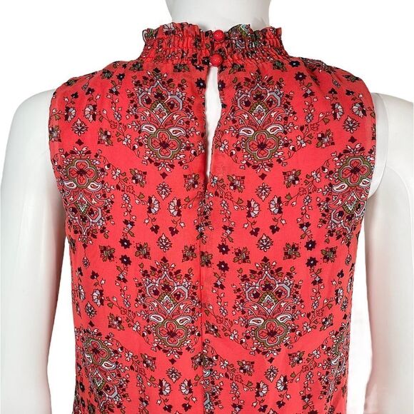 Speechless Mandala Boho Sleeveless Shift Dress Orange Medium - Picture 7 of 8